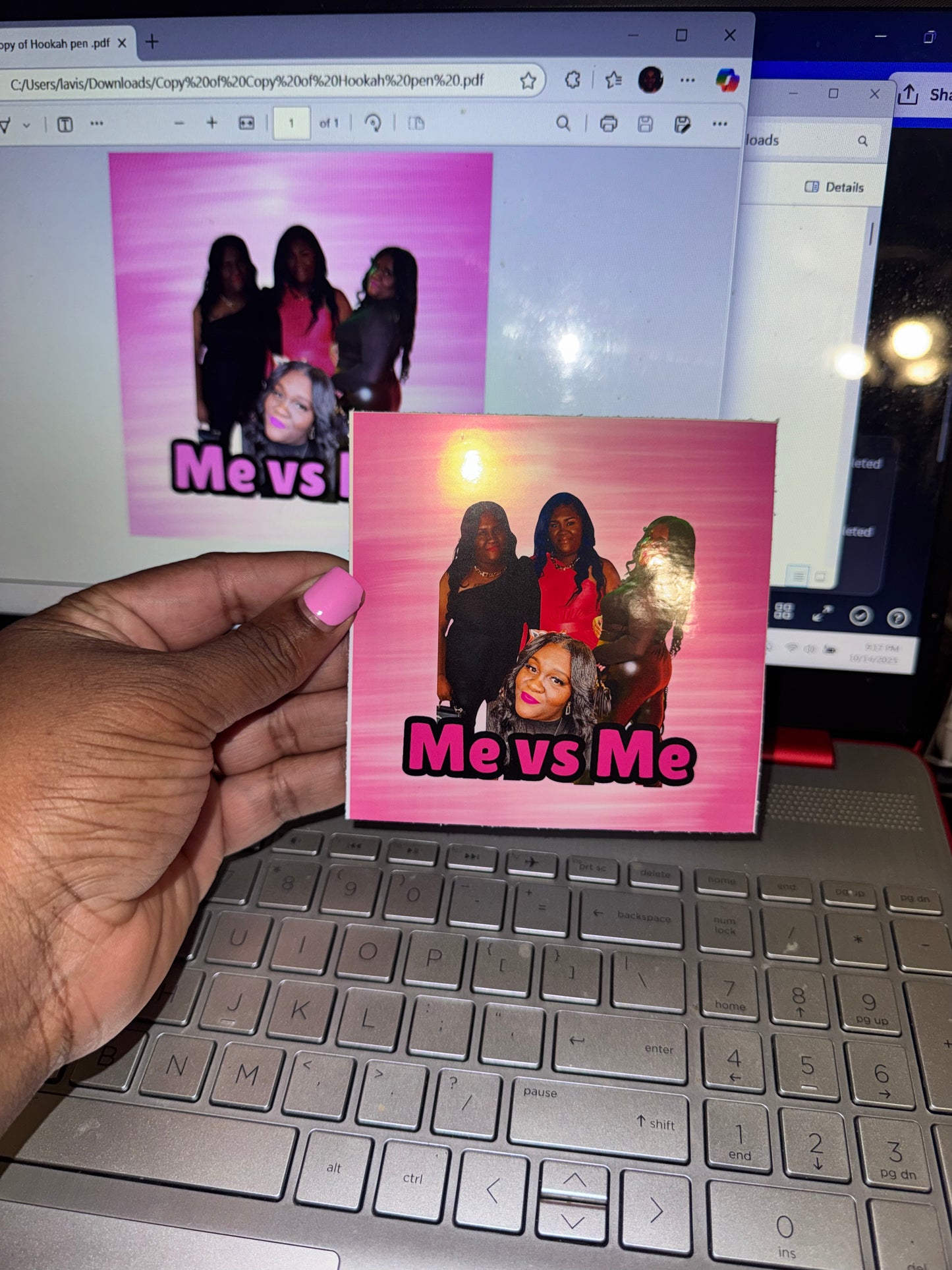 Hookah Pen Template(editable)