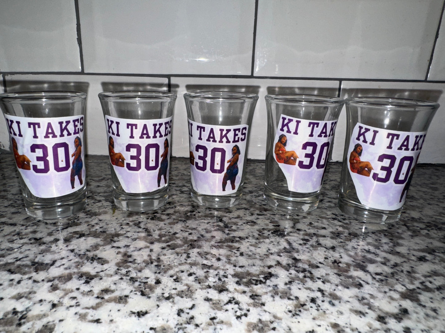 Personalized Shooter Shot Glasses