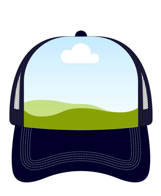 Tucker hat template (editable in canva)