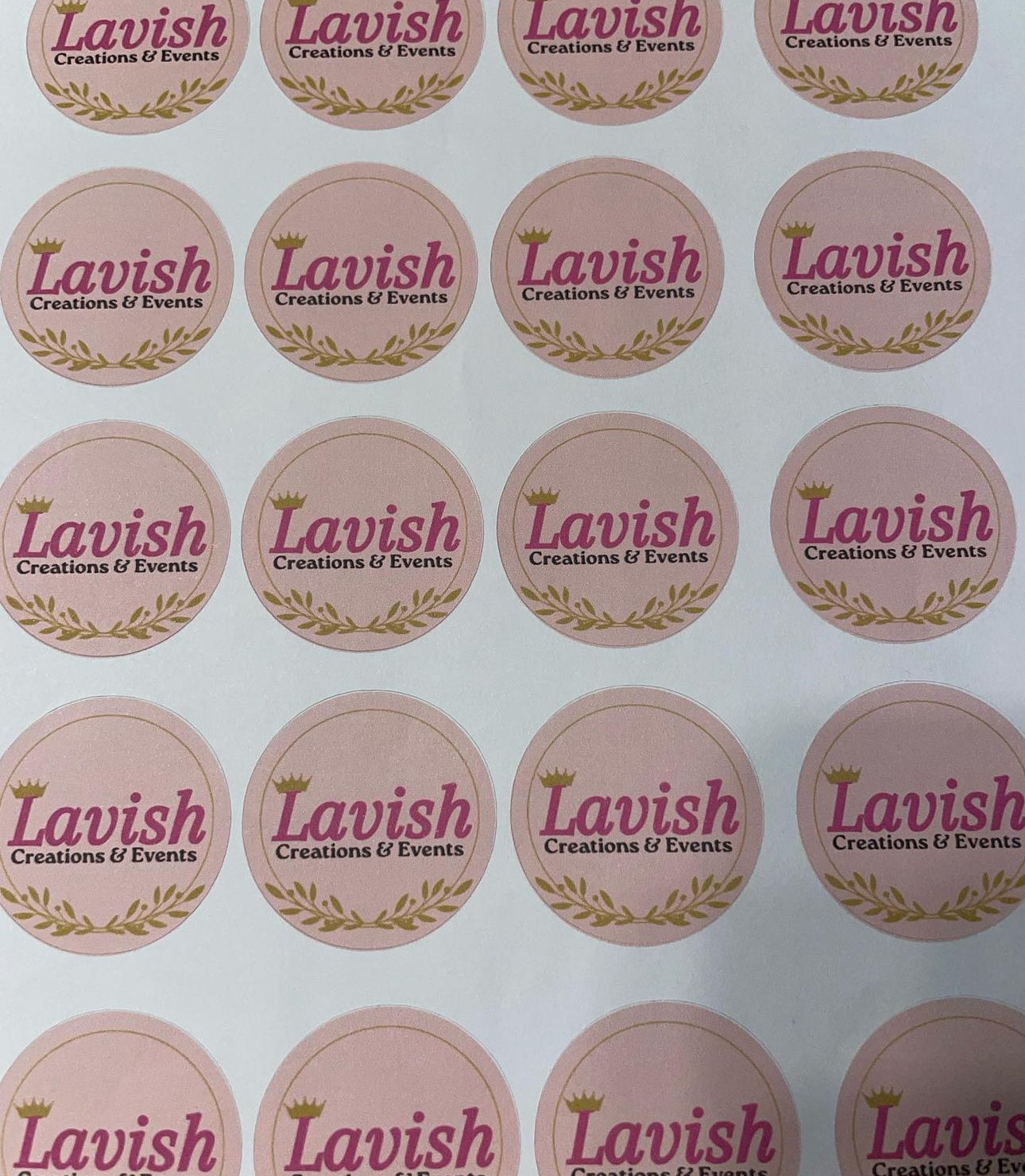 Custom Logo or QR Code Stickers