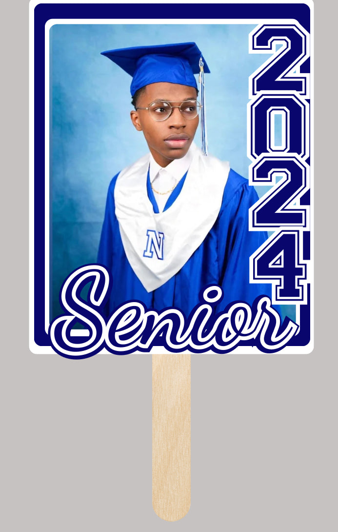 2pk Grad Paddle Fan Template, Grad Fan( Digital)