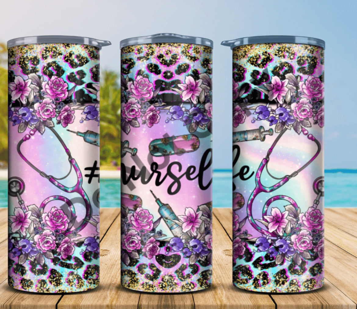 Nurse Life Tumbler Wrap| CNA|Medical Assistant |Nurse Fashion Tumbler