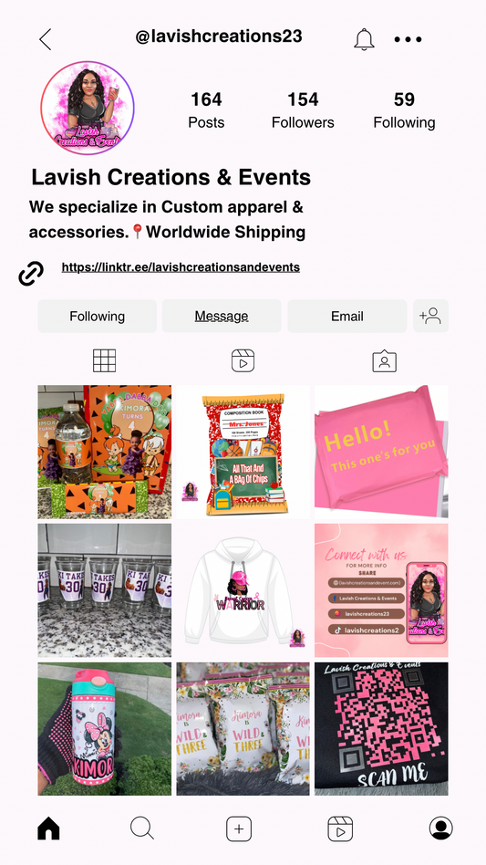 Instagram Business Card Design ( editable in canva)