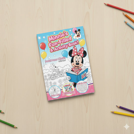 Mini Size Coloring/Activity Books with Crayons (5.5x8.5)