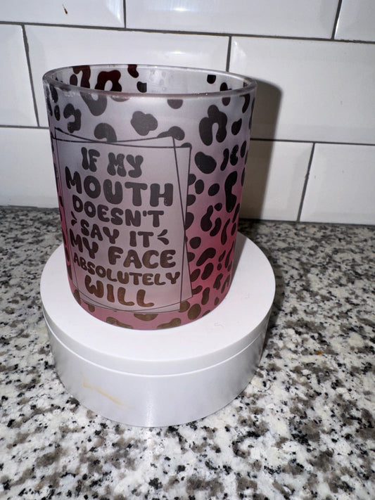 12oz Matte Glass Mug (Sublimation)